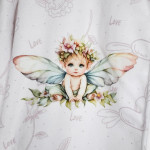 Детски халат Angel с качулка и DF печат – XL